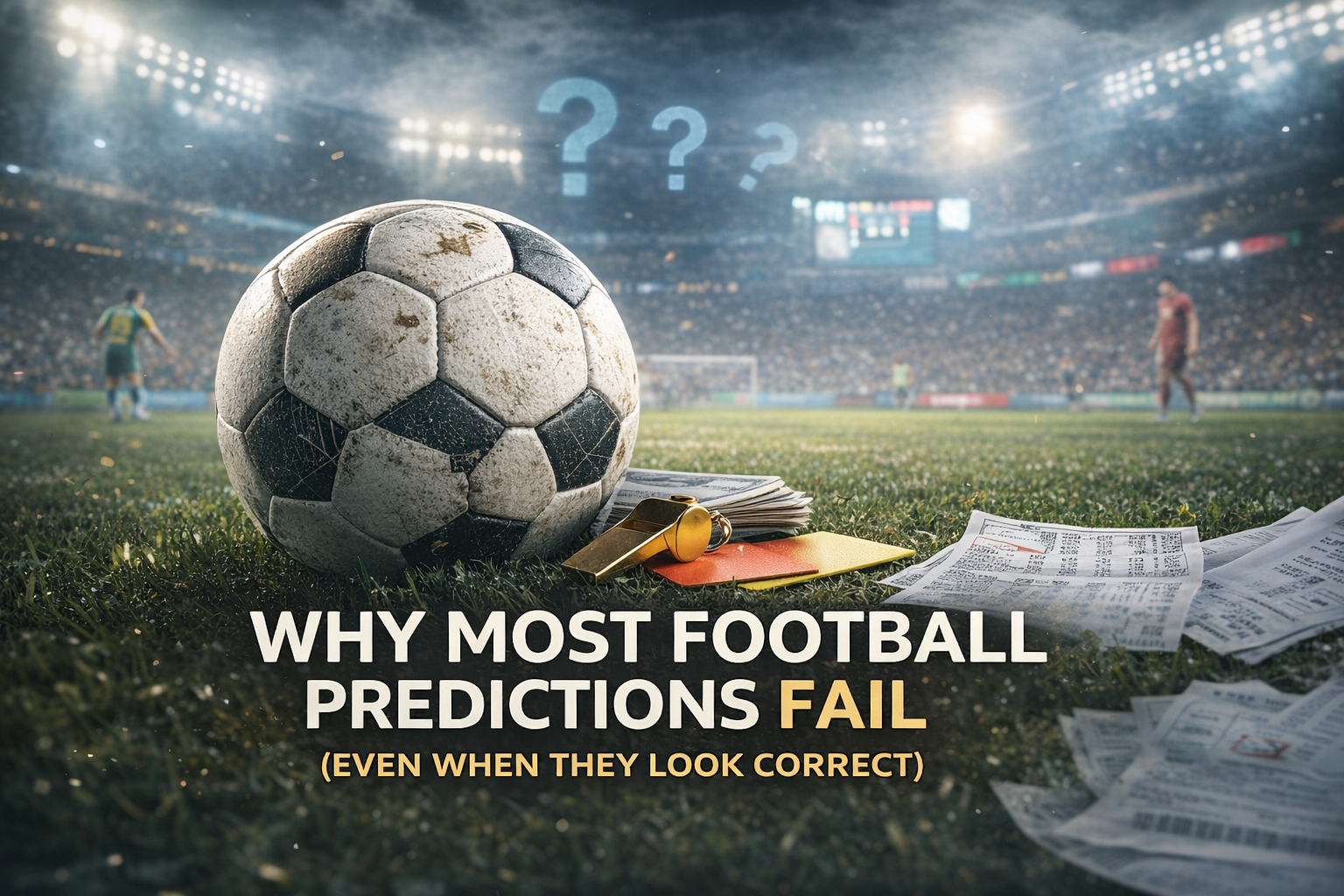 Why Most Football Predictions Fail (Even When They Look Correct)