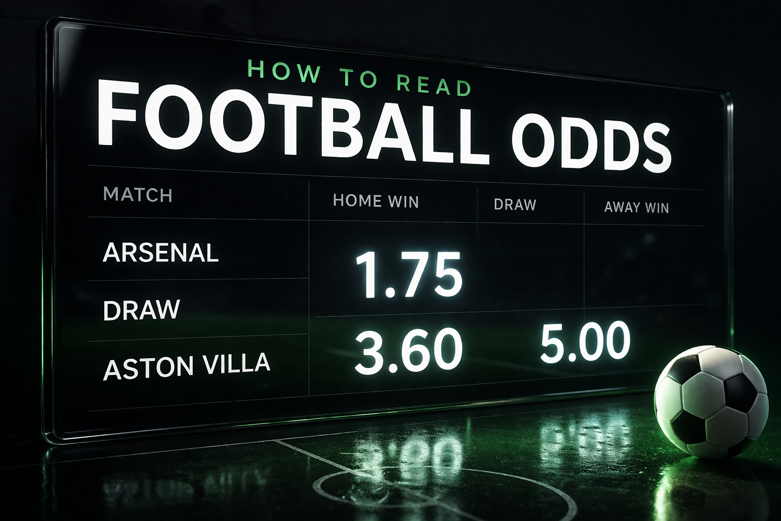 How to Read Football Odds: The Complete Beginner's Explanation