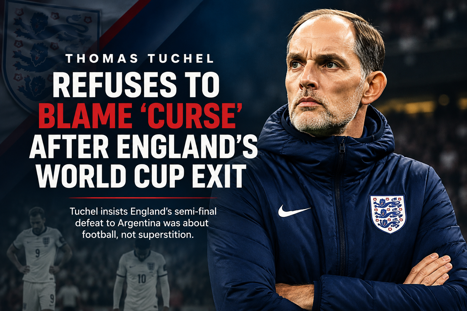 Thomas Tuchel Refuses to Blame ‘Curse’ After England’s World Cup Exit