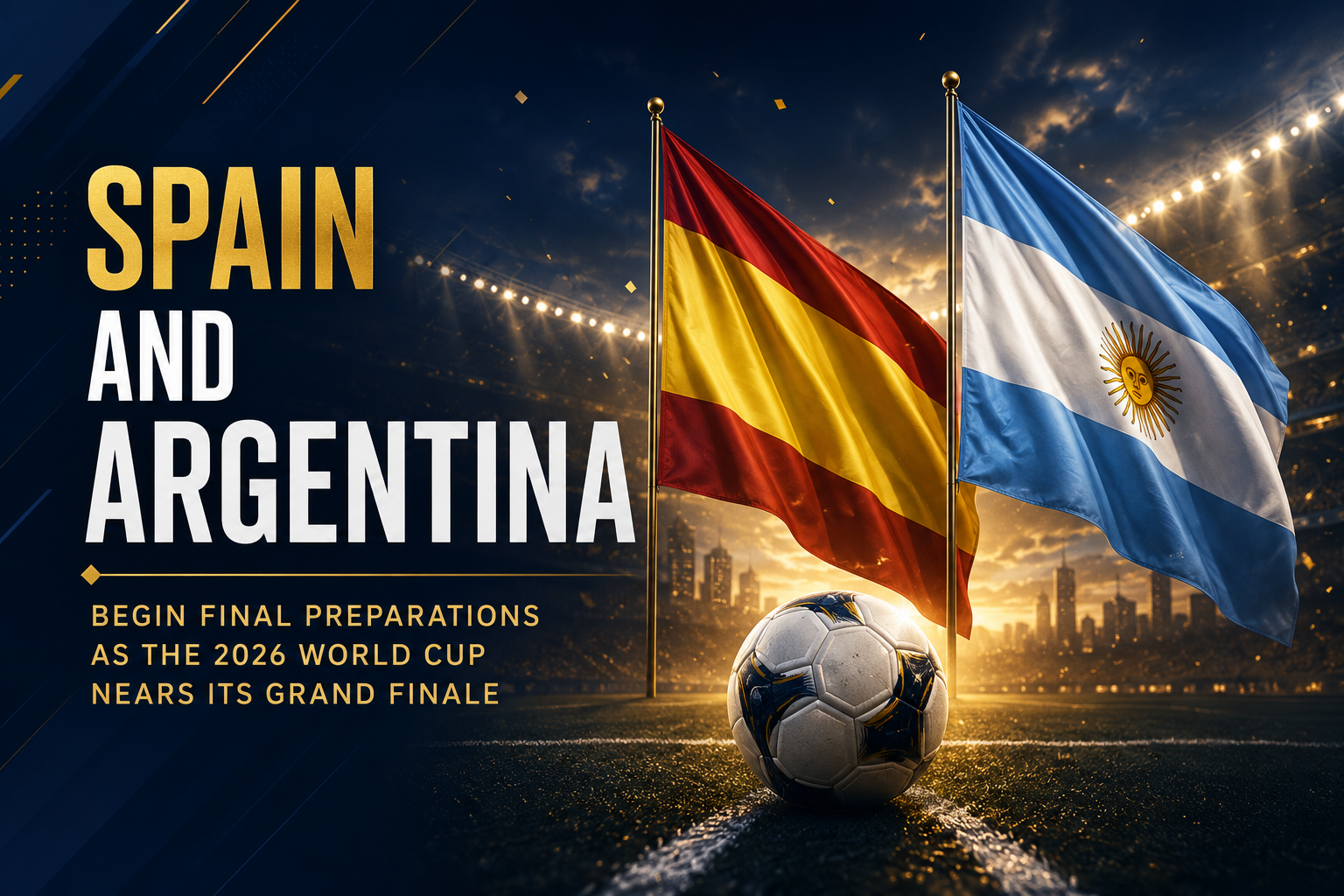Spain and Argentina Begin Final Preparations as the 2026 World Cup Nears Its Grand Finale