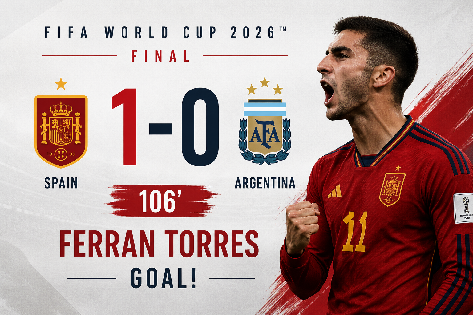 Spain 1-0 Argentina: Ferran Torres Scores in Extra Time to Put Spain on Brink of World Cup Glory